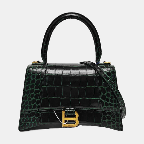 Hourglass S Calfskin Green