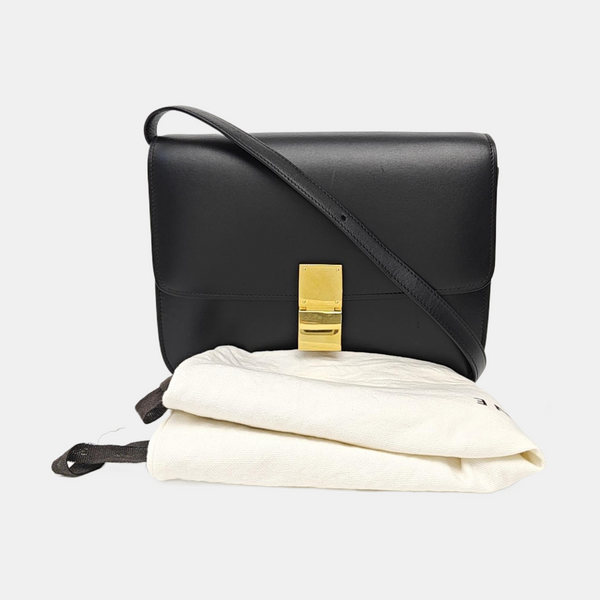 CLASSIC BOX Medium Calfskin Black