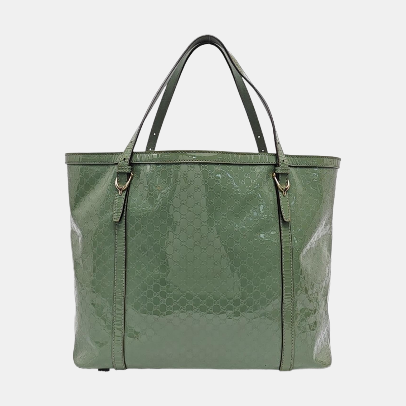 Microguccissima Monogram Calfskin Green