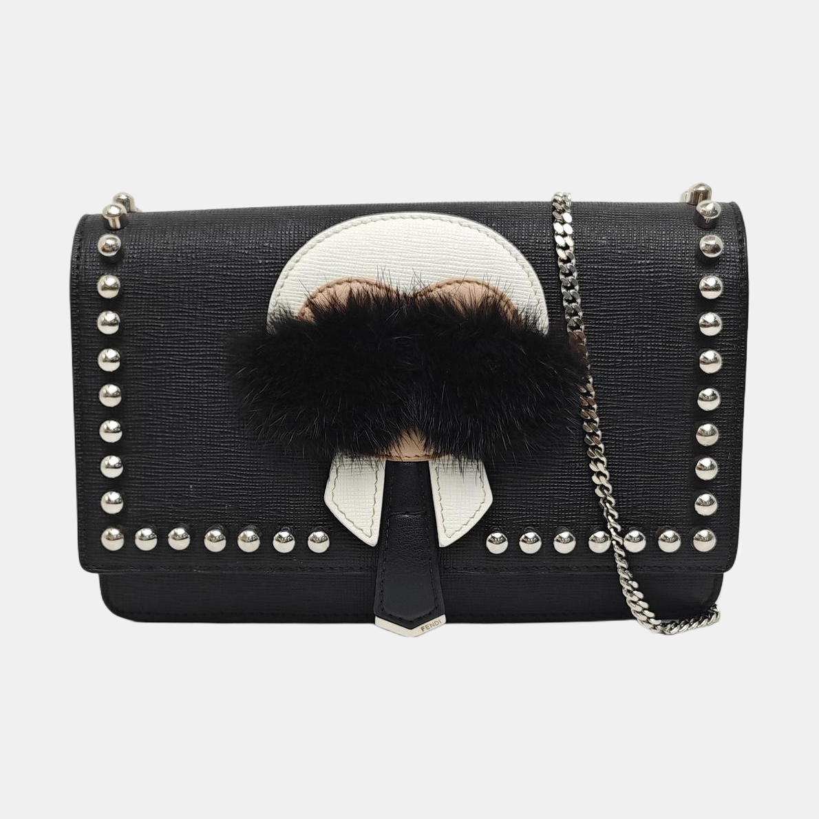 Authenticated pre-owned  Karlito Calfskin Black - Shoulder Bag at Looply
