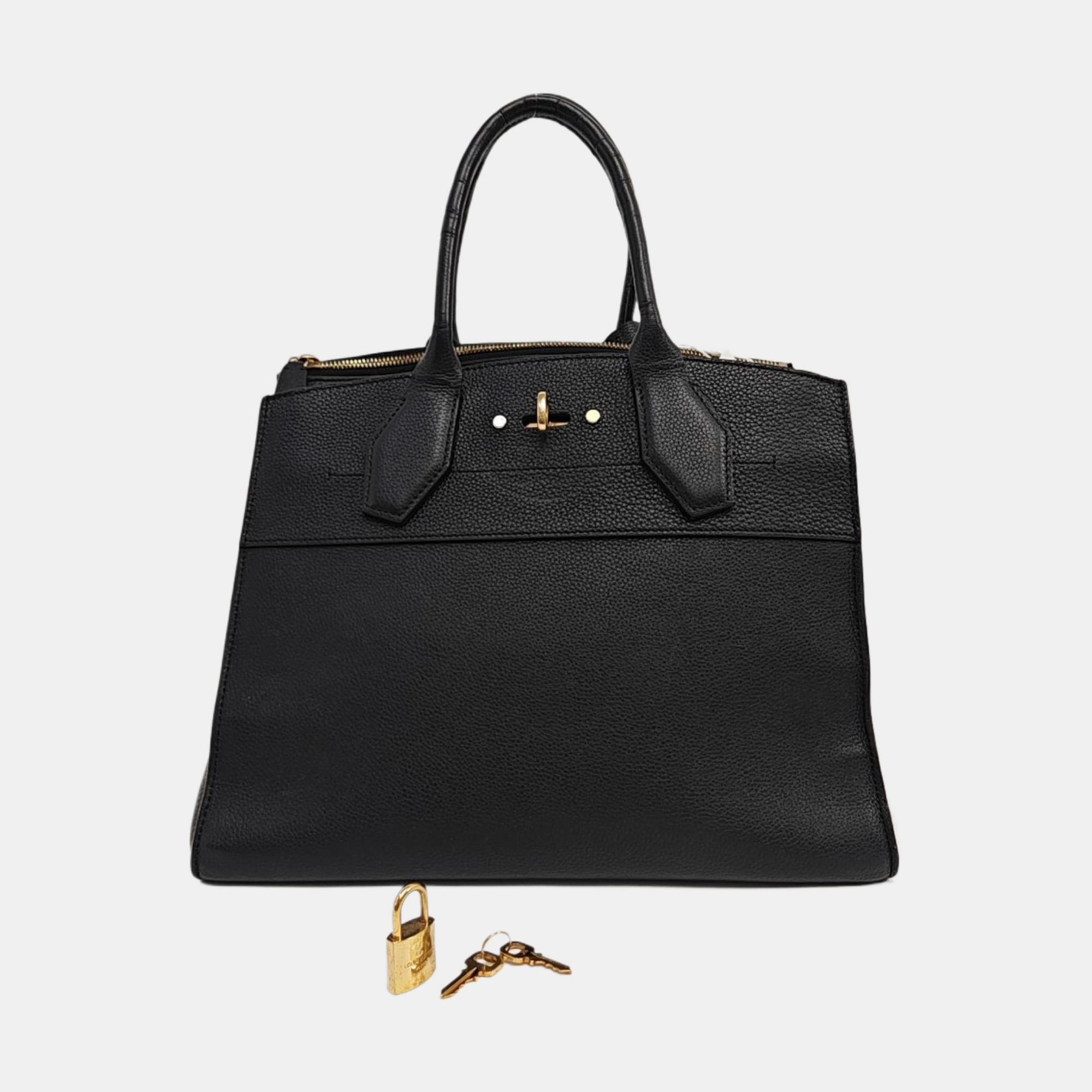 CITY STEAMER MM Calfskin Black