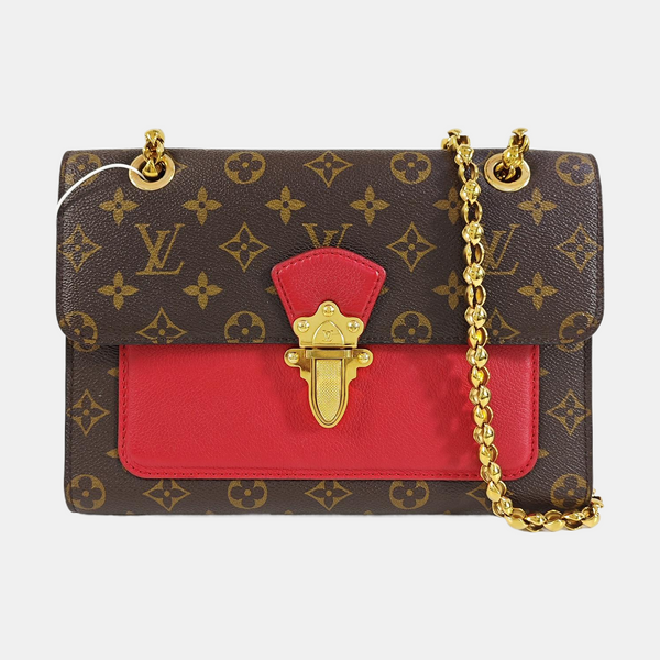 VICTOIRE Monogram Coated Canvas Brown