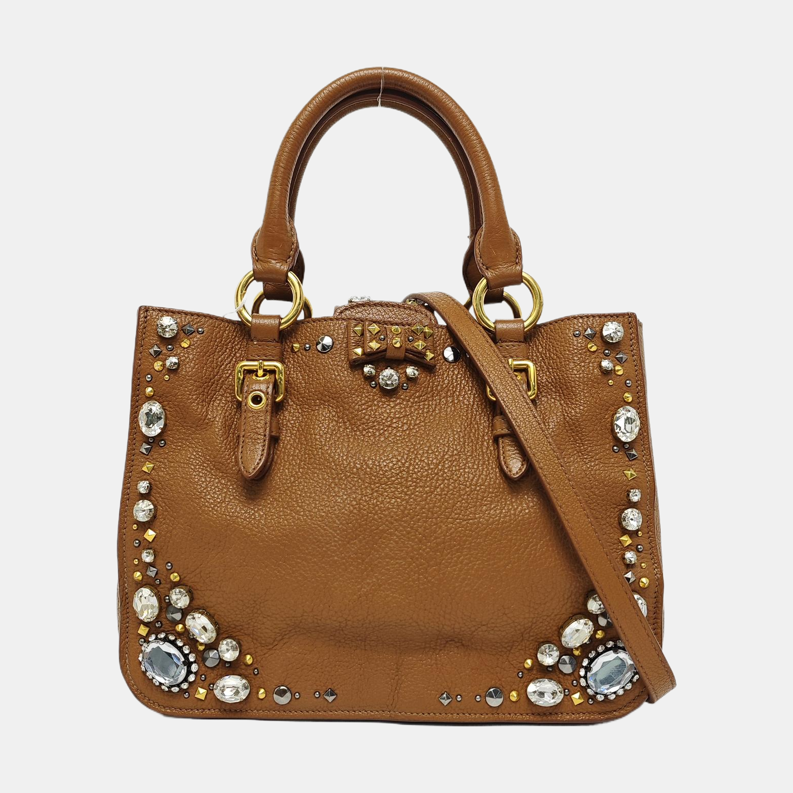 Calfskin Tote Bag Brown