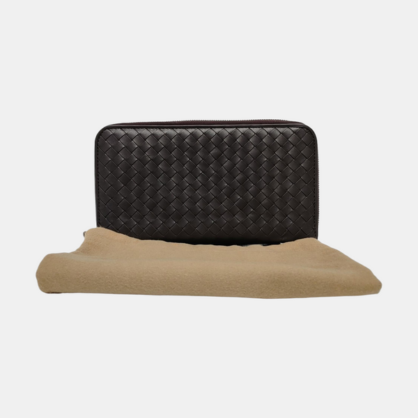 Calfskin Top Handle Bag Brown