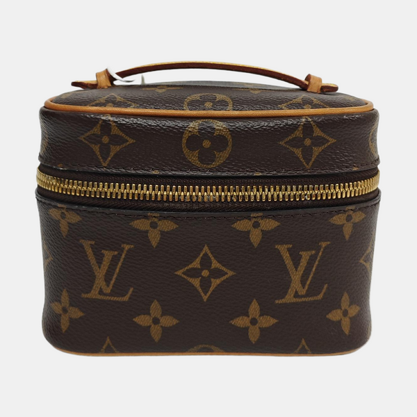 NICE Super Mini Monogram Coated Canvas Brown