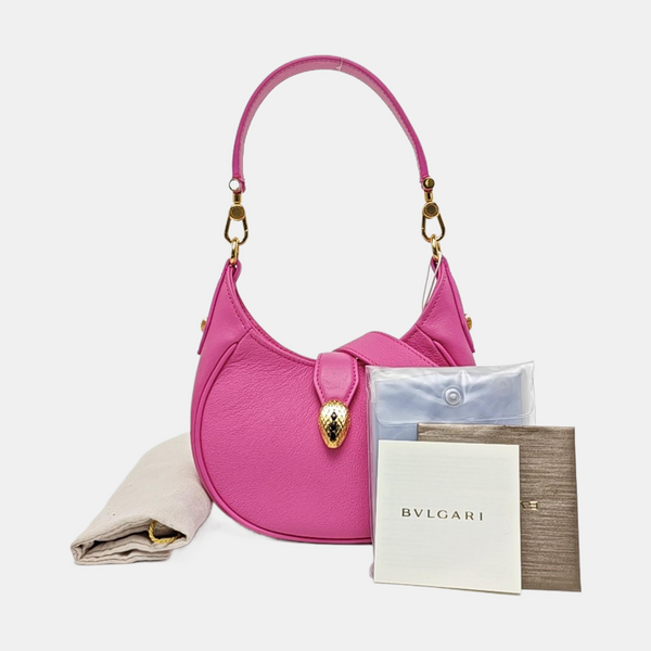 SERPENTI ELLIPSE Small Calfskin Red