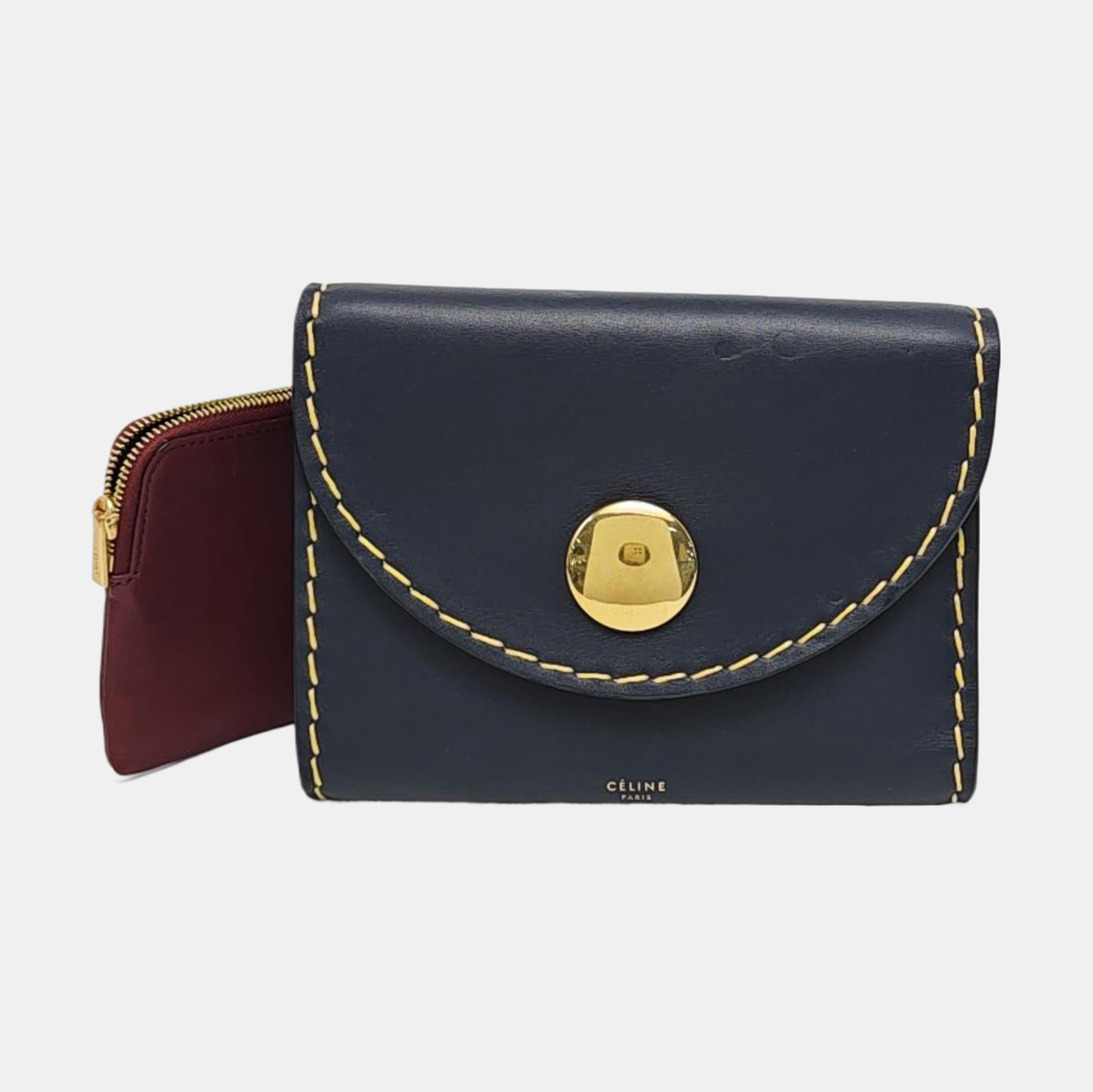 Calfskin Wallet Blue