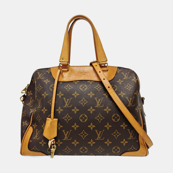 RETIRO NM Monogram Coated Canvas Brown