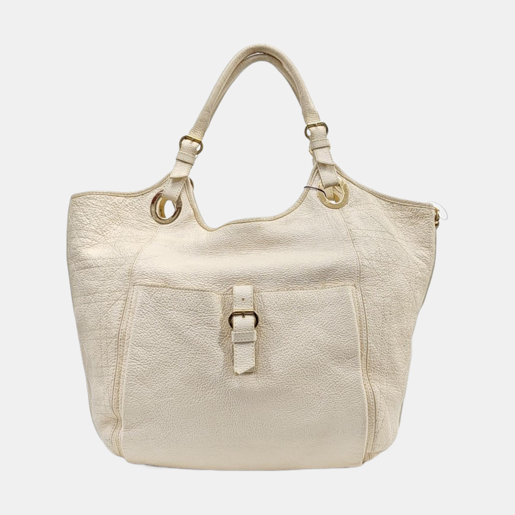 Cannage Calfskin White