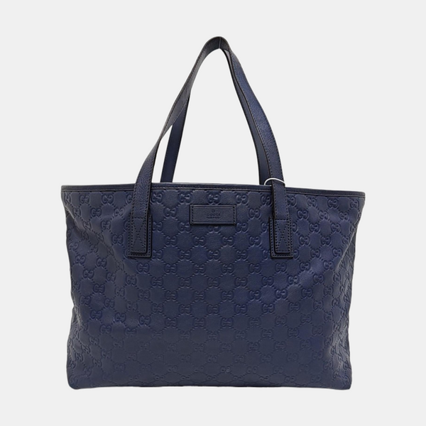 GG Imprime Monogram Calfskin Blue
