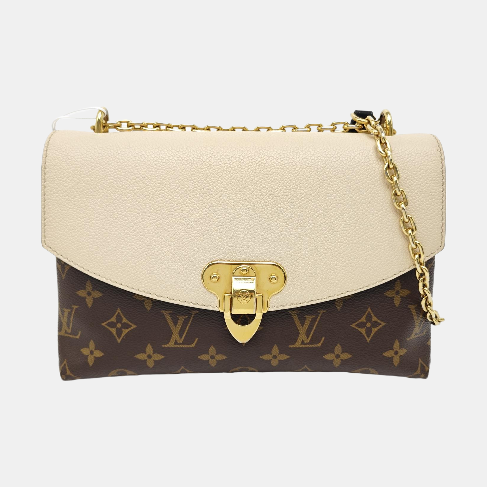 SAINT PLACIDE Monogram Coated Canvas White