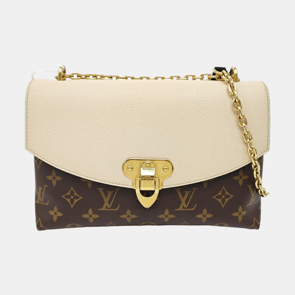 SAINT PLACIDE Monogram Coated Canvas White