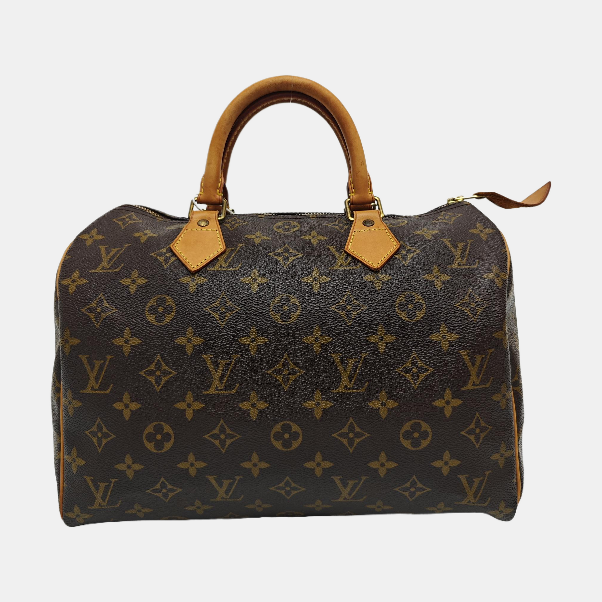 SPEEDY 30 Monogram Coated Canvas Brown