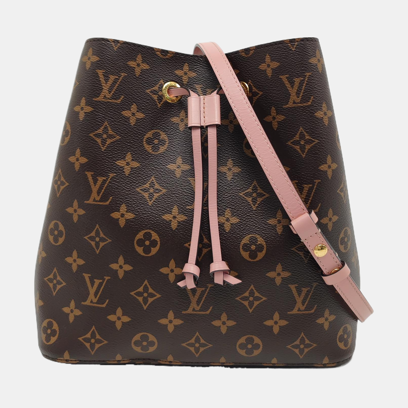 NÉONOÉ MM Monogram Coated Canvas Brown
