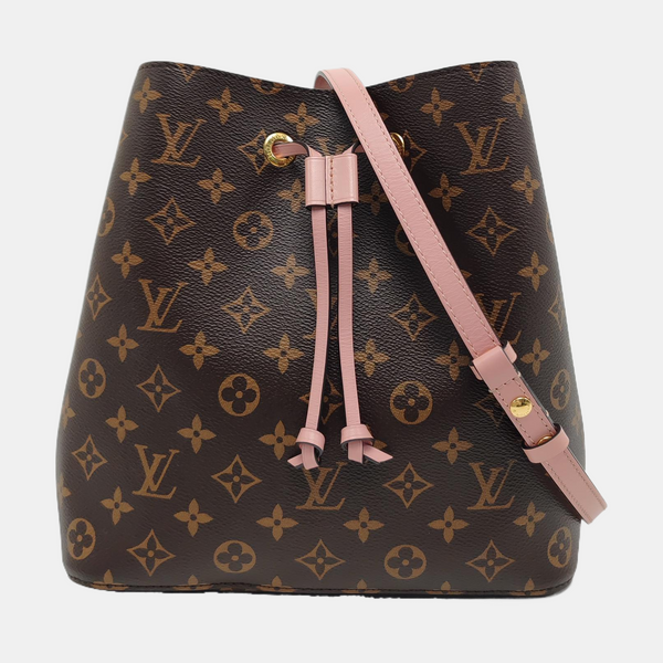 NÉONOÉ MM Monogram Coated Canvas Brown