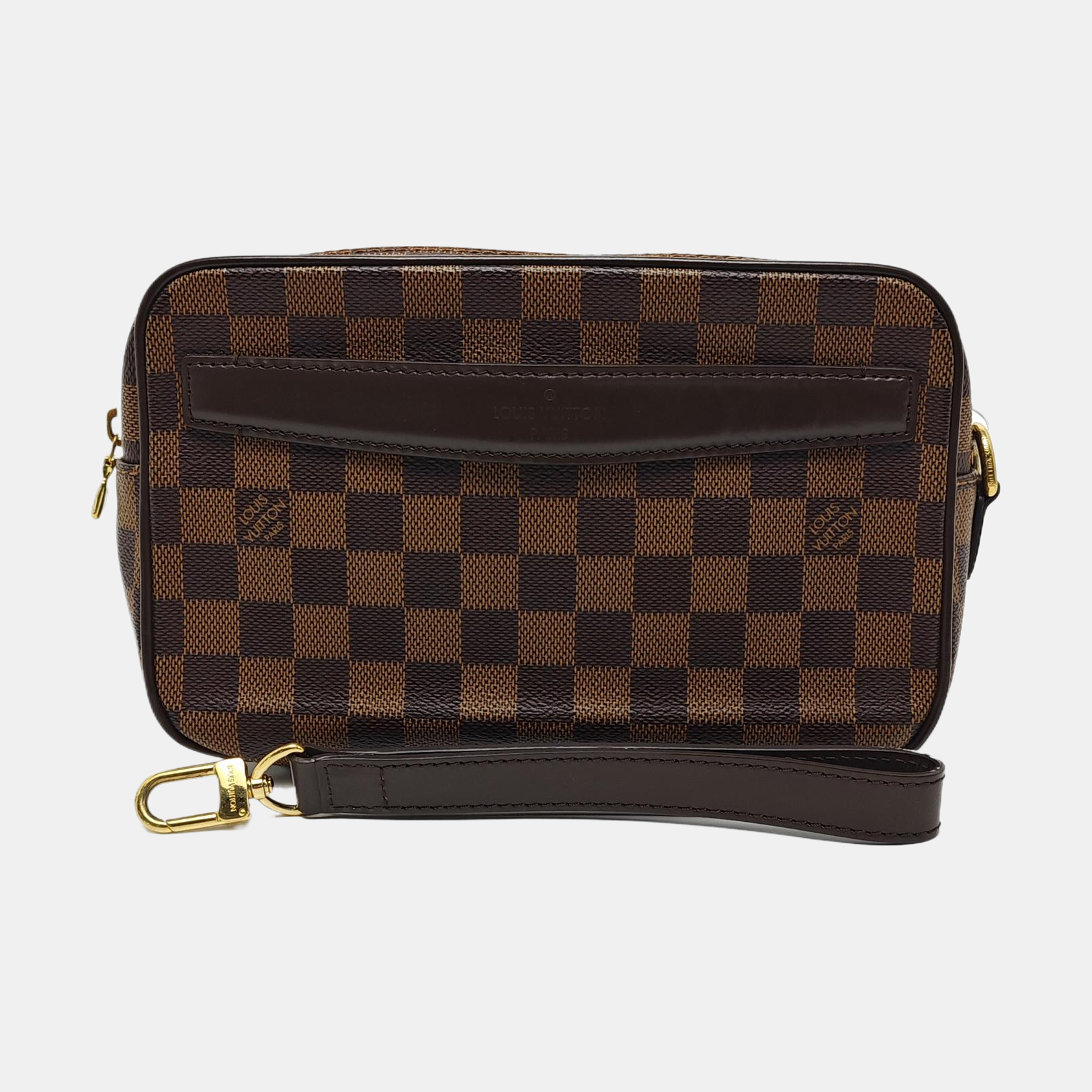 SAINT PAUL Damier Ebene Coated Canvas Brown