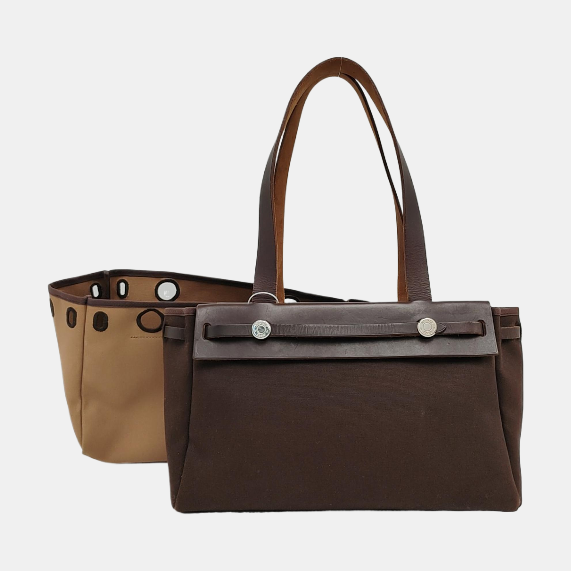 Herbag Cabas Canvas Brown