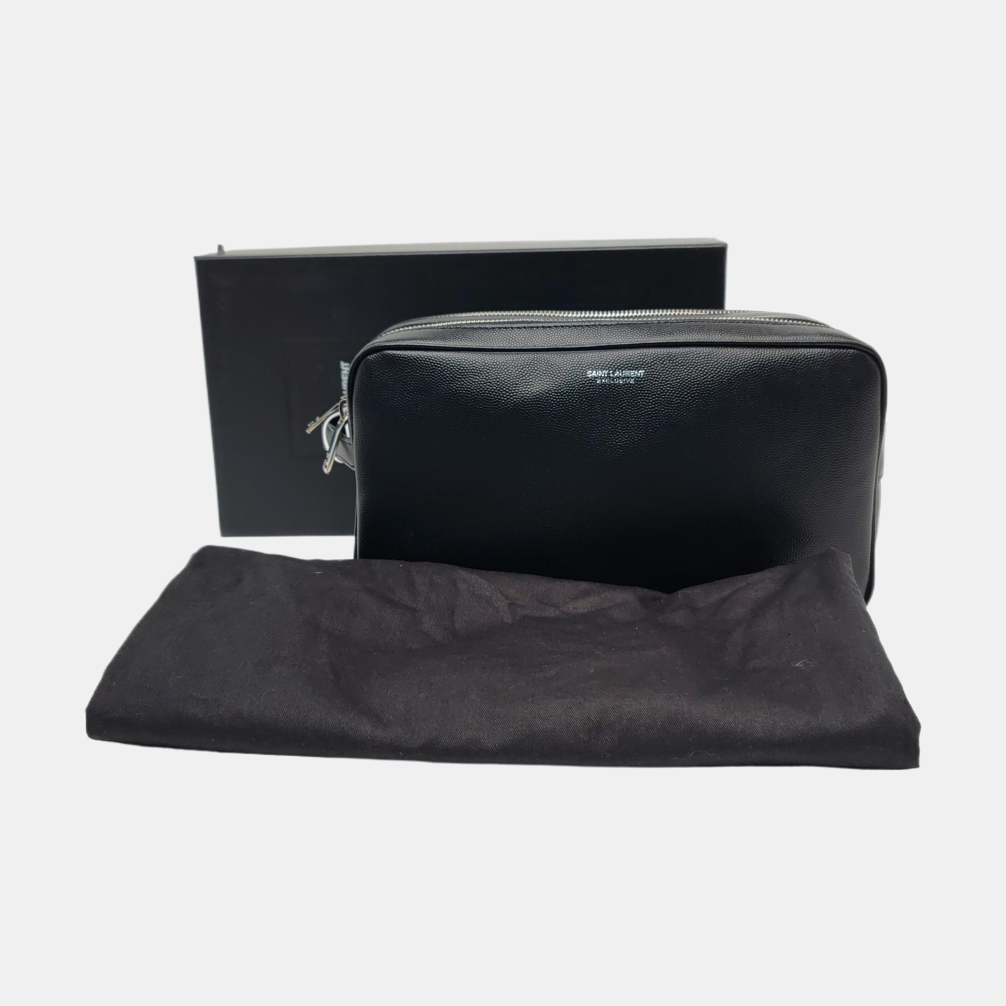 Calfskin Clutch Black