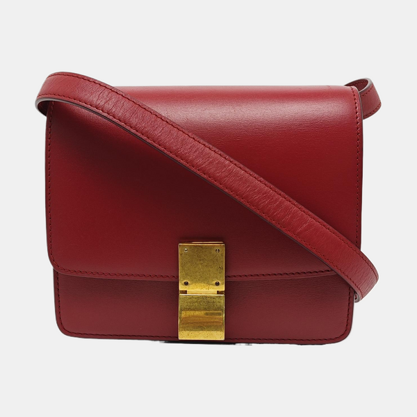 CLASSIC BOX Mini Calfskin Red