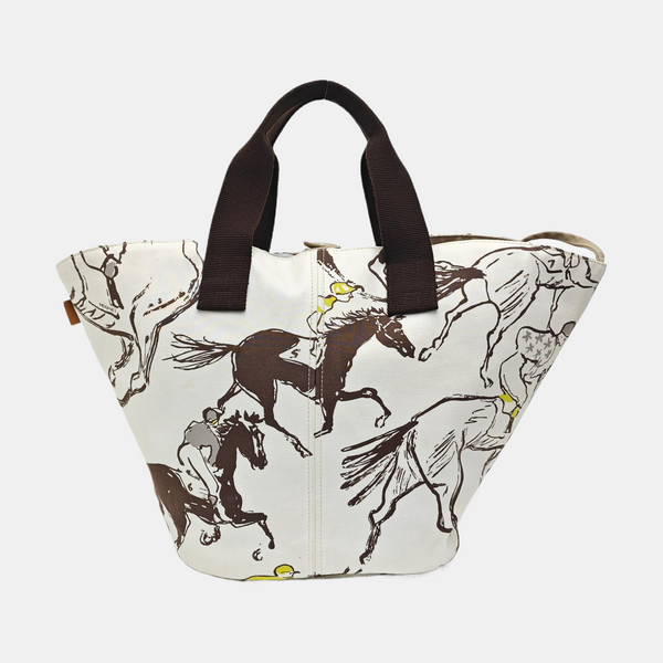 Panier De Plage Canvas White