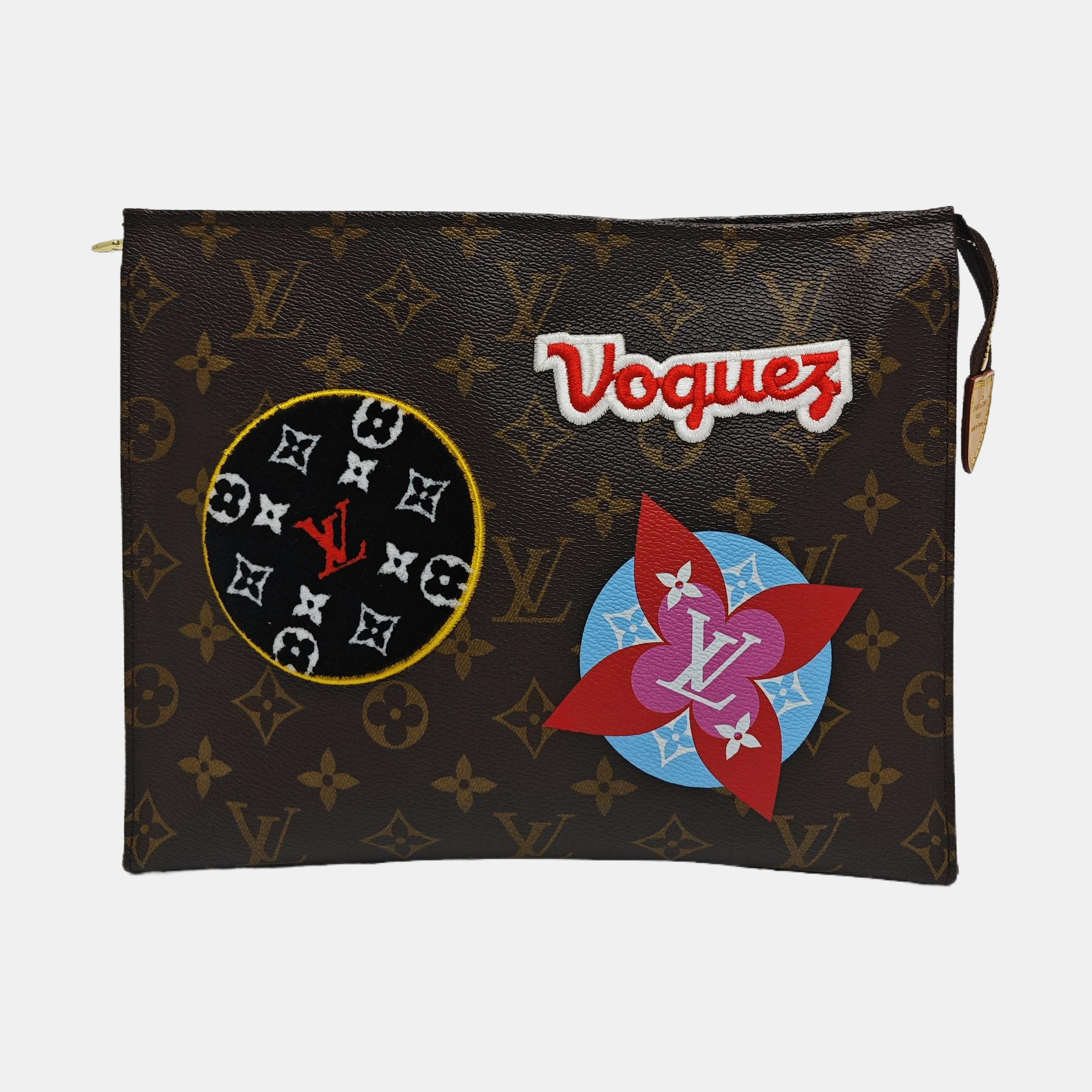 TOILET POCKET 26 Monogram Coated Canvas Brown