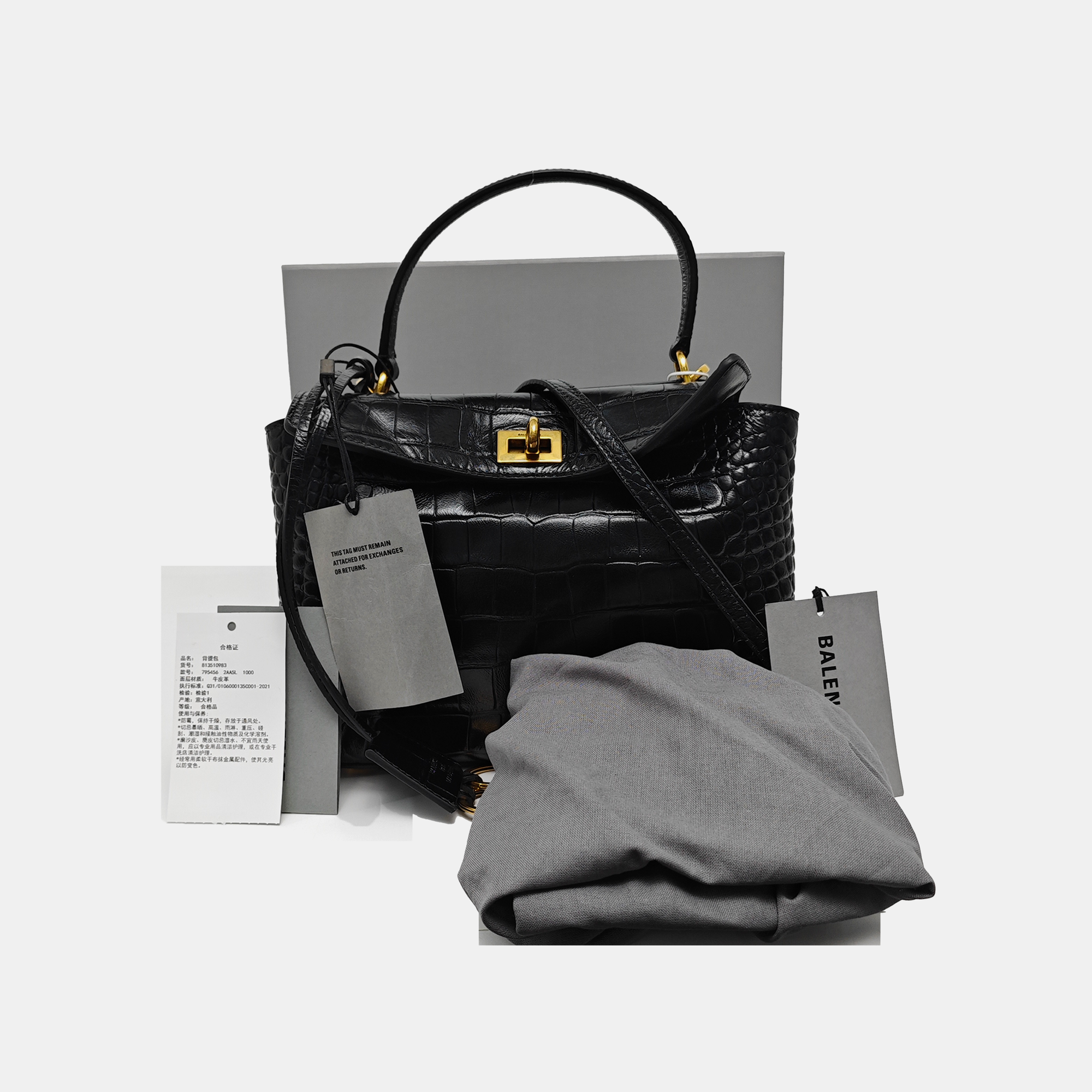 RODEO Mini Calfskin Black