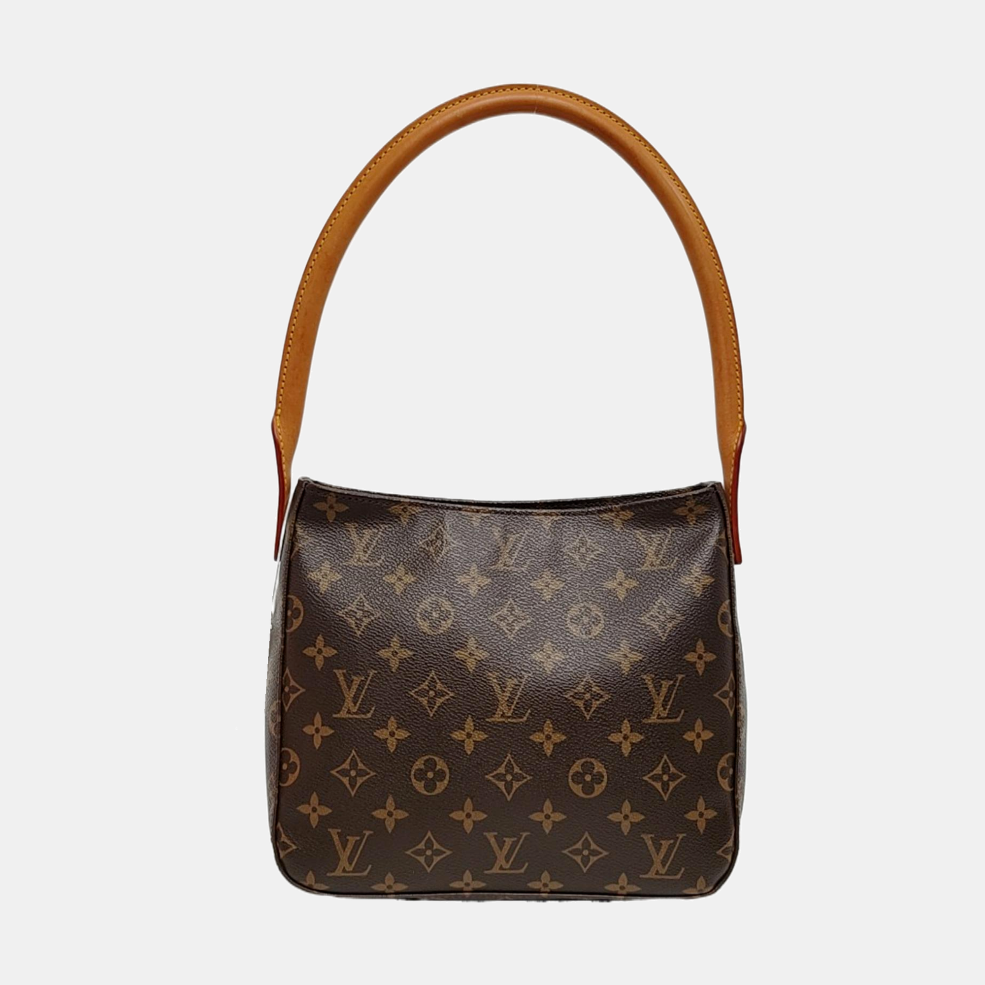 LOOPING MM Monogram Coated Canvas Brown