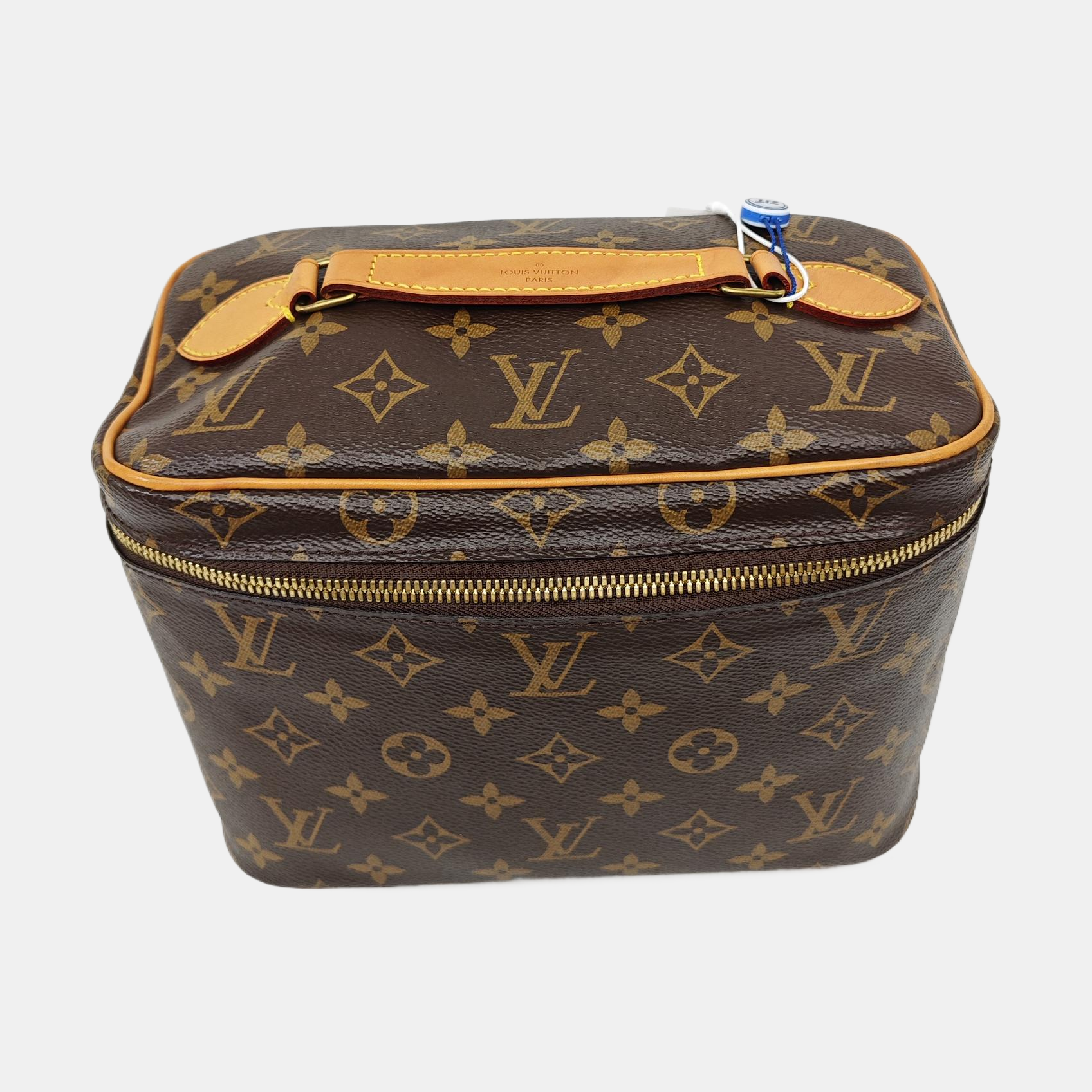 NICE BB Monogram Coated Canvas Brown