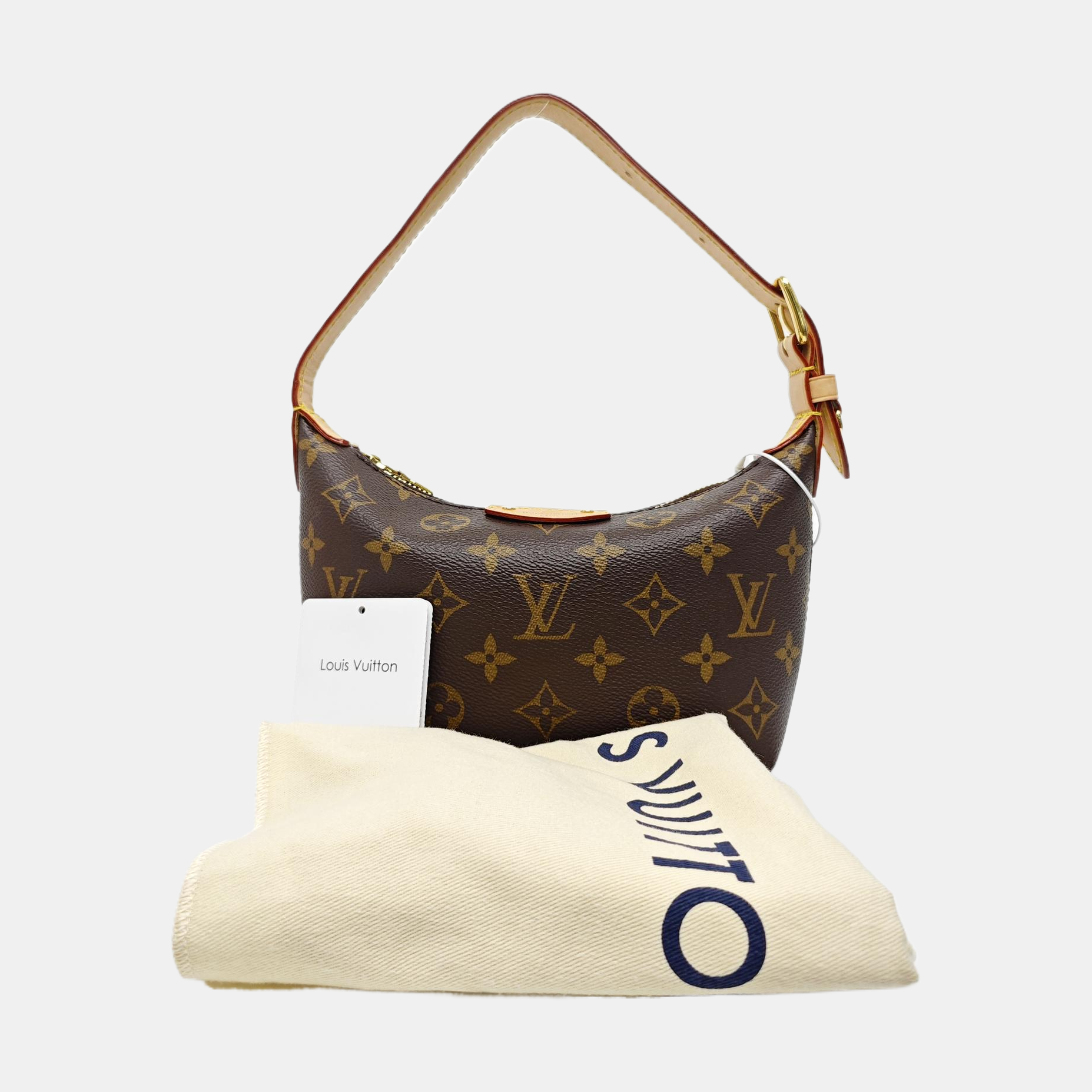 HILLS Monogram Coated Canvas Brown