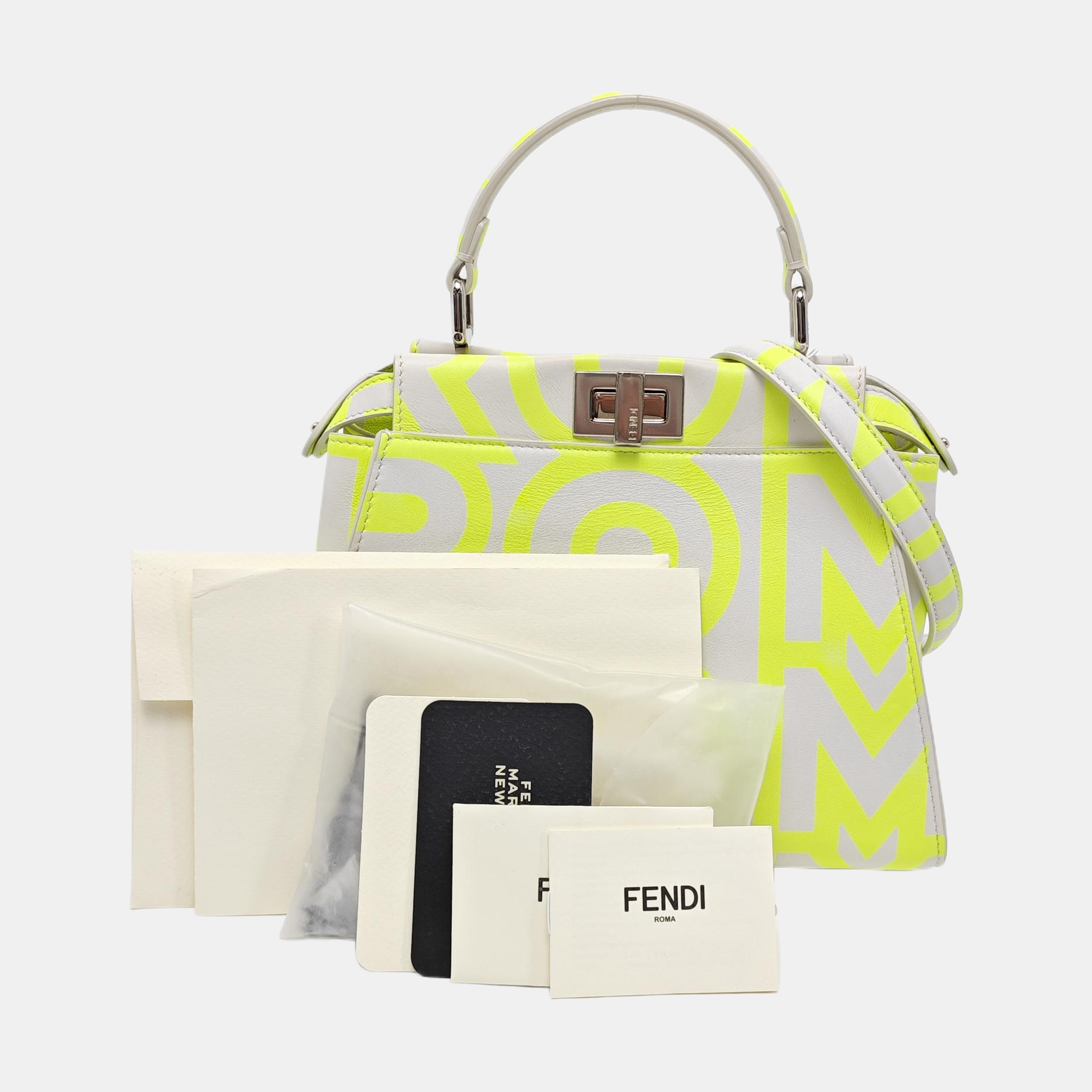 Peekaboo Mini Calfskin White