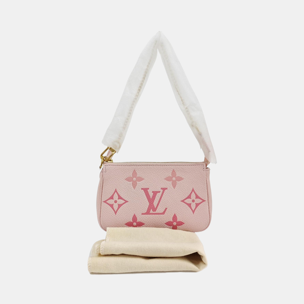 ACCESSOIRES Mini Monogram Calfskin Pink