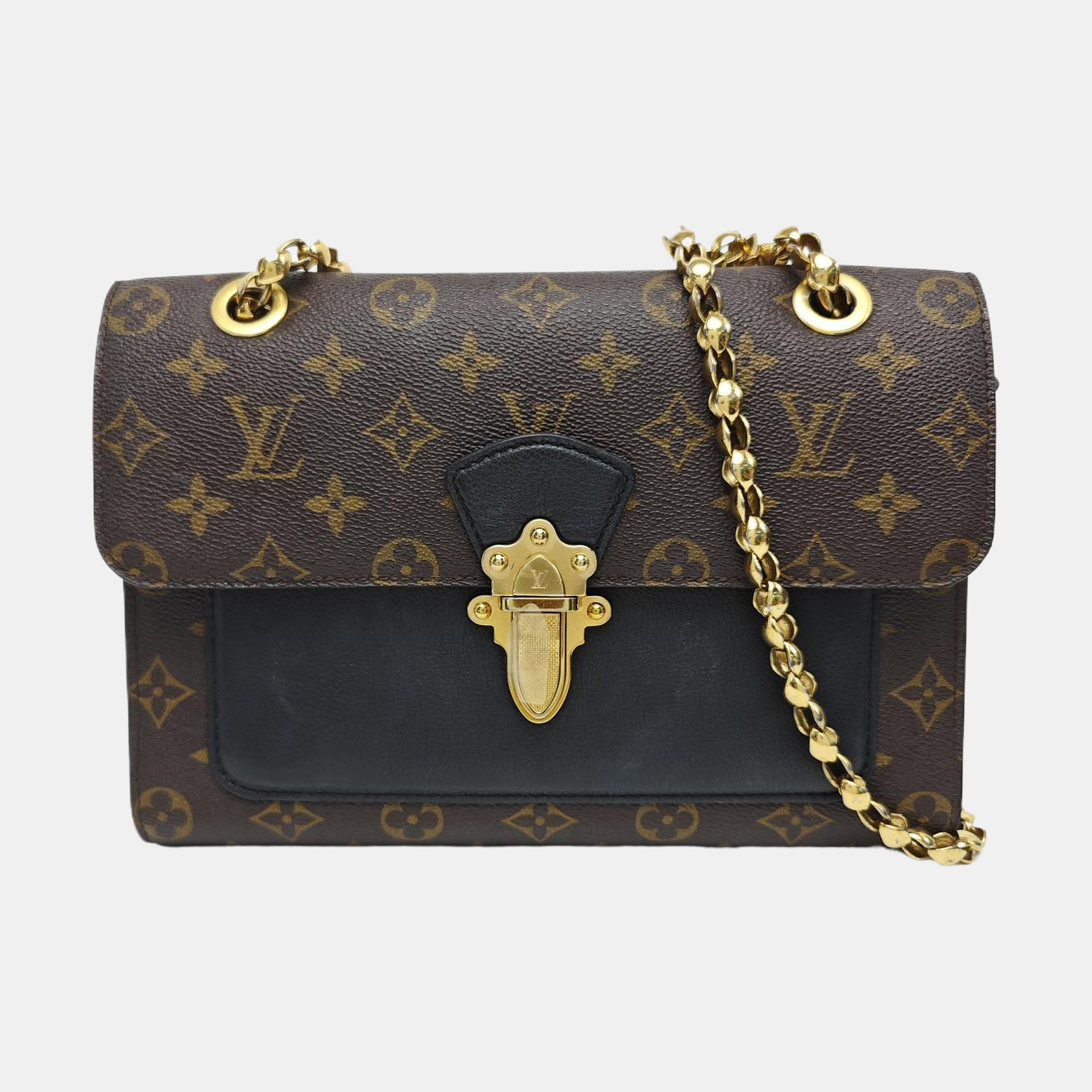 VICTOIRE Monogram Coated Canvas Brown