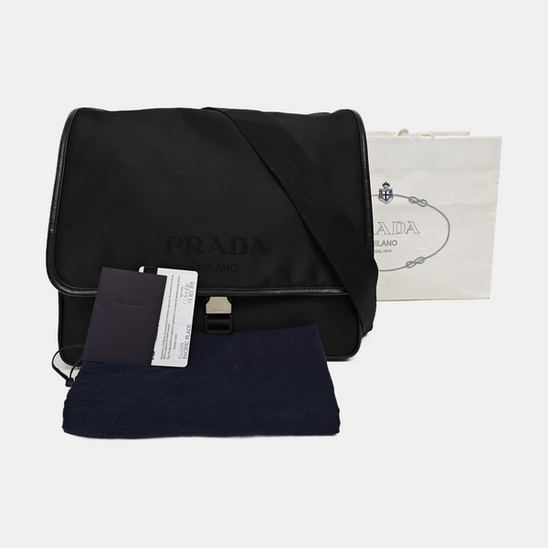 Vela Messenger Bag Nylon Black