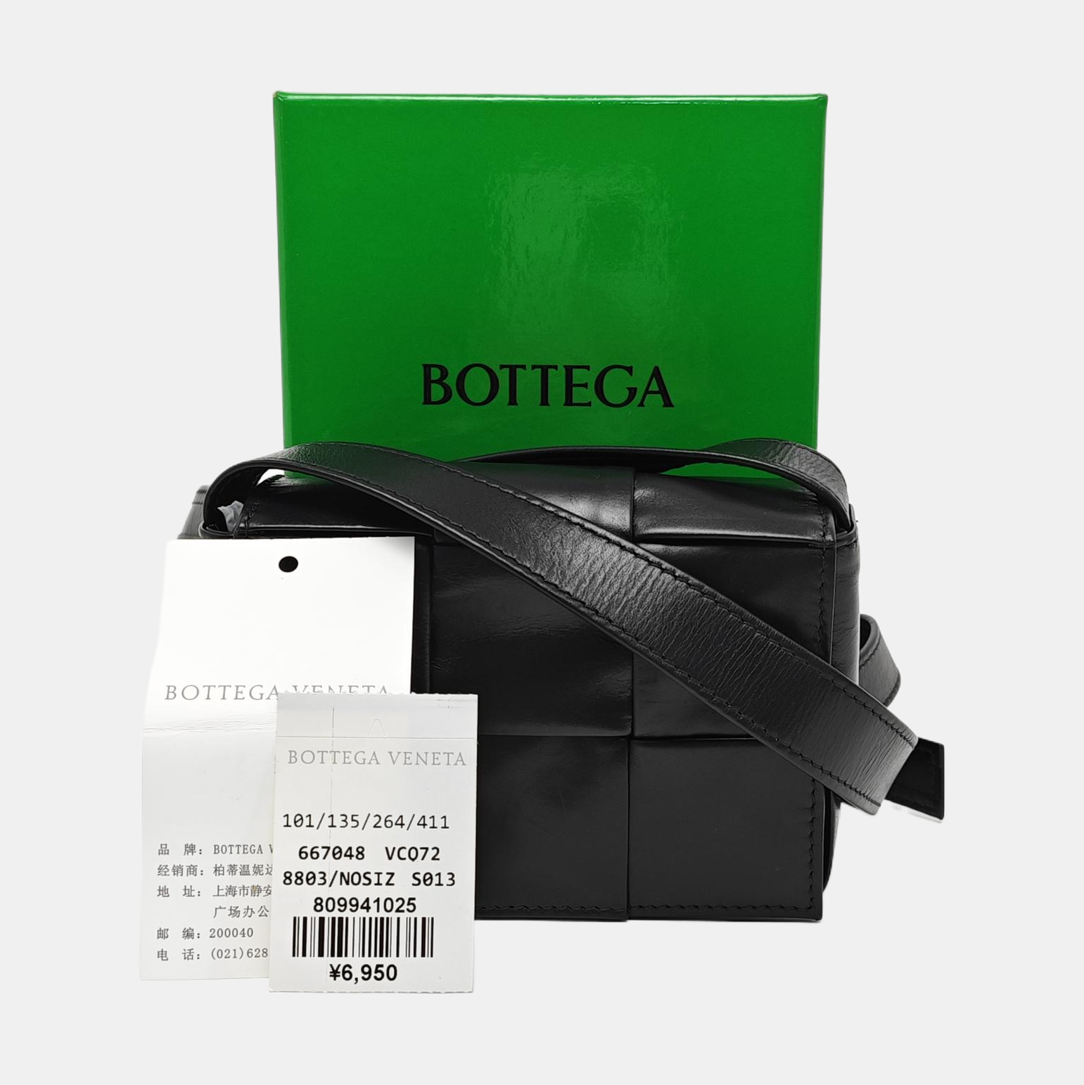 Cassette Mini Calfskin Black
