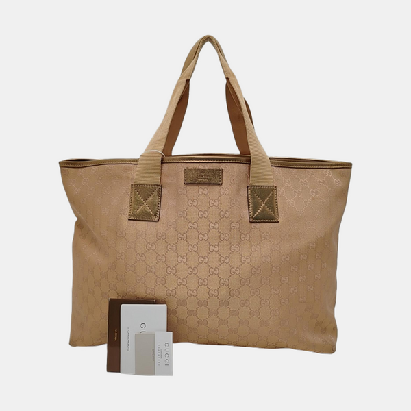 GG Imprime Monogram Canvas Gold
