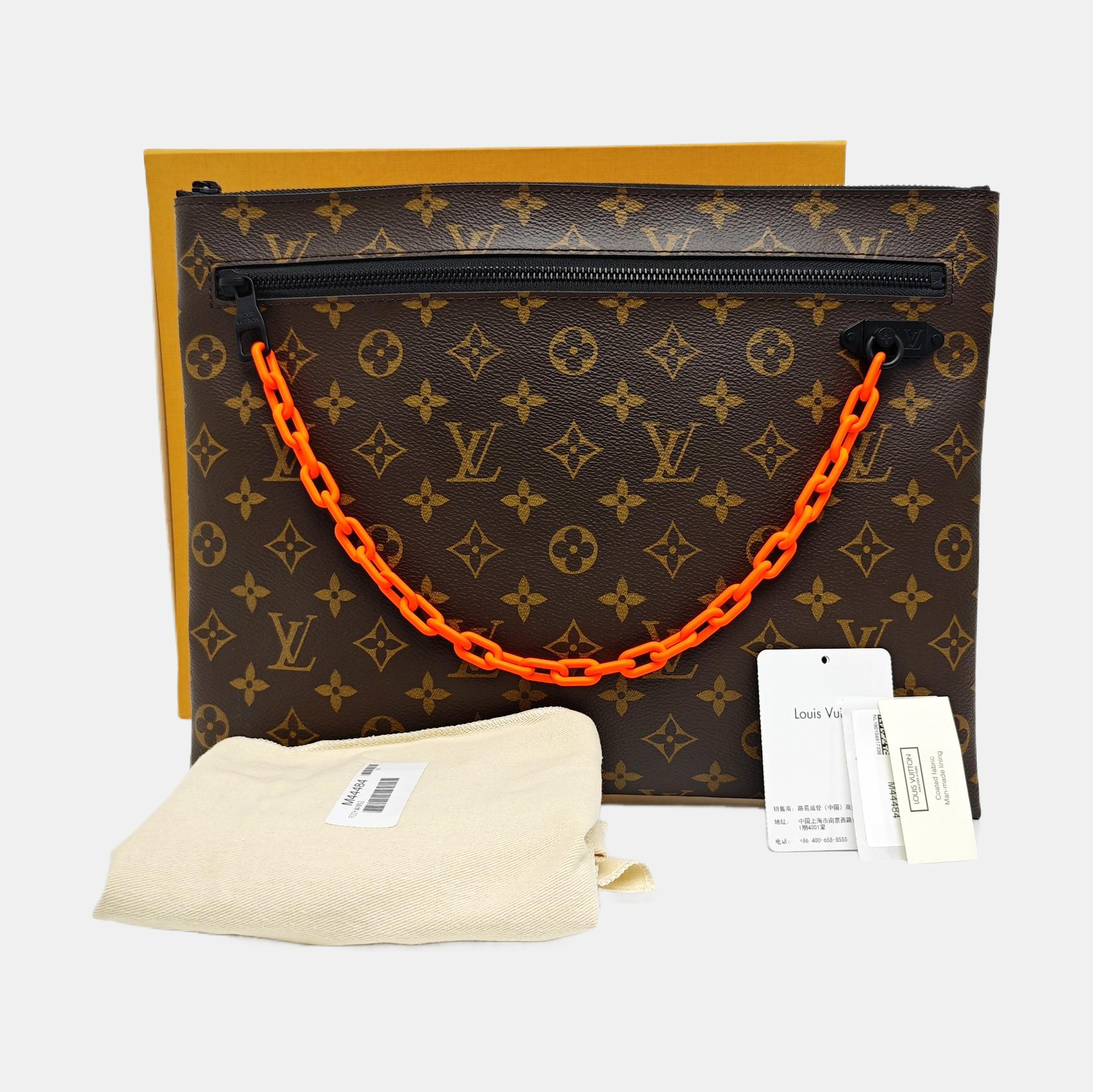 A4 Monogram Coated Canvas Brown