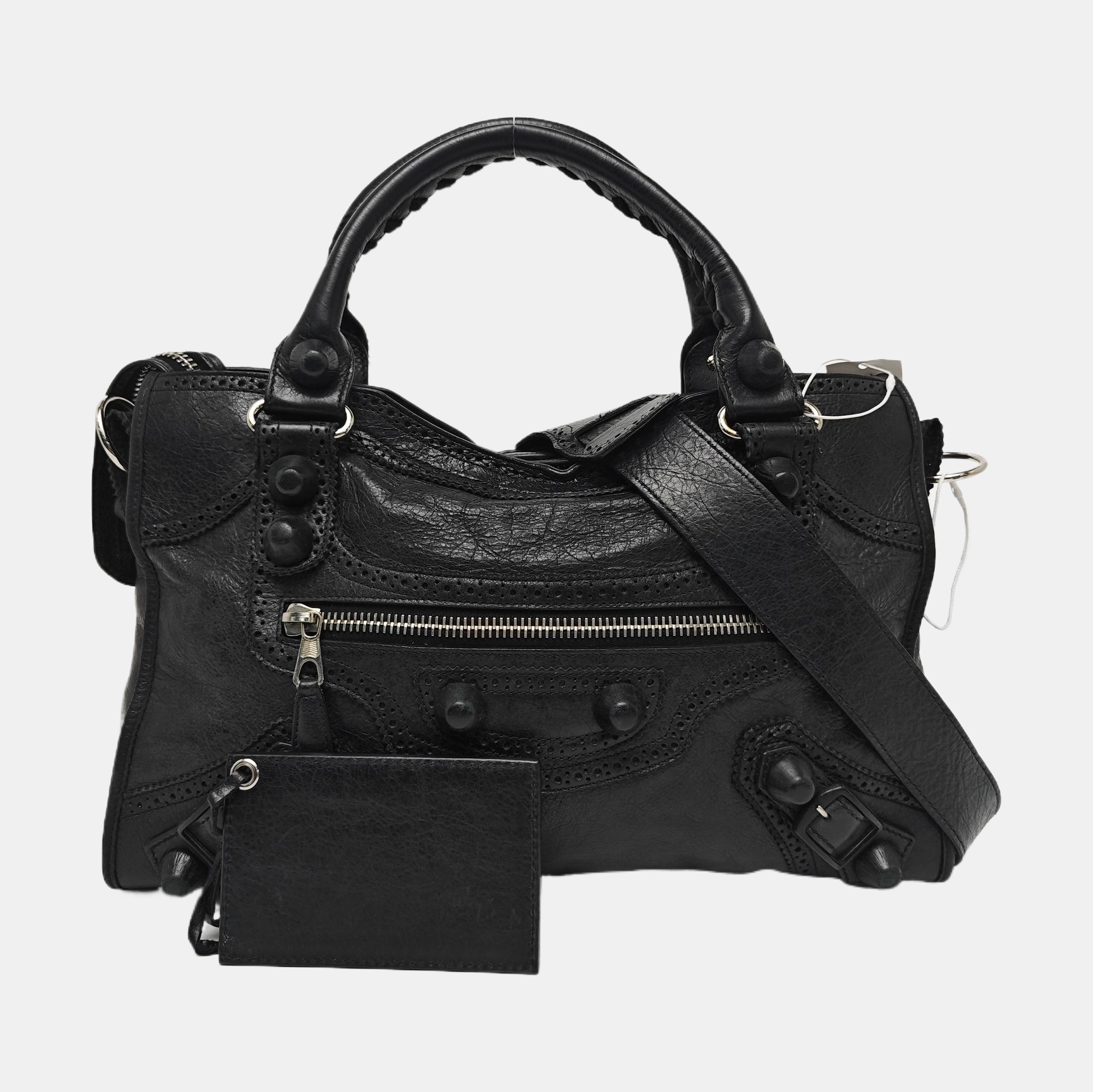 Classic City Medium Lambskin Black