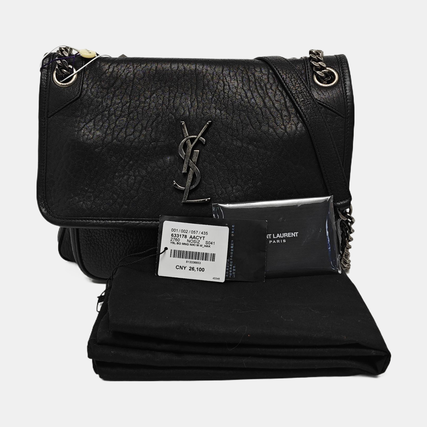 NIKI Medium Lambskin Black