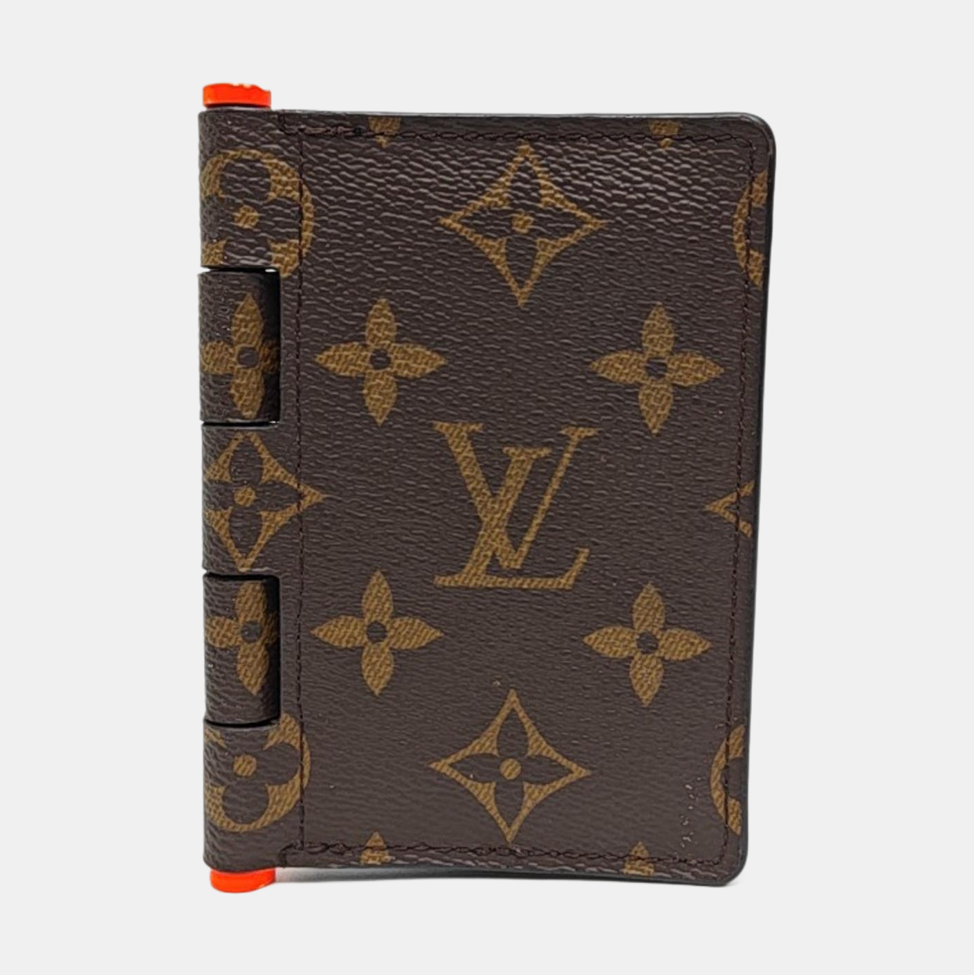 Monogram Coated Canvas Card Holder Mini Brown