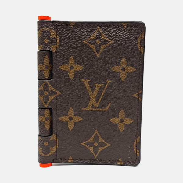 Monogram Coated Canvas Card Holder Mini Brown