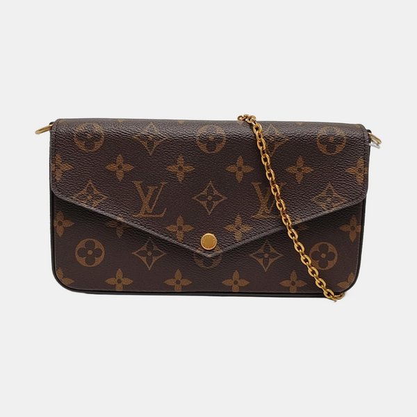 FÉLICIE Monogram Coated Canvas Brown