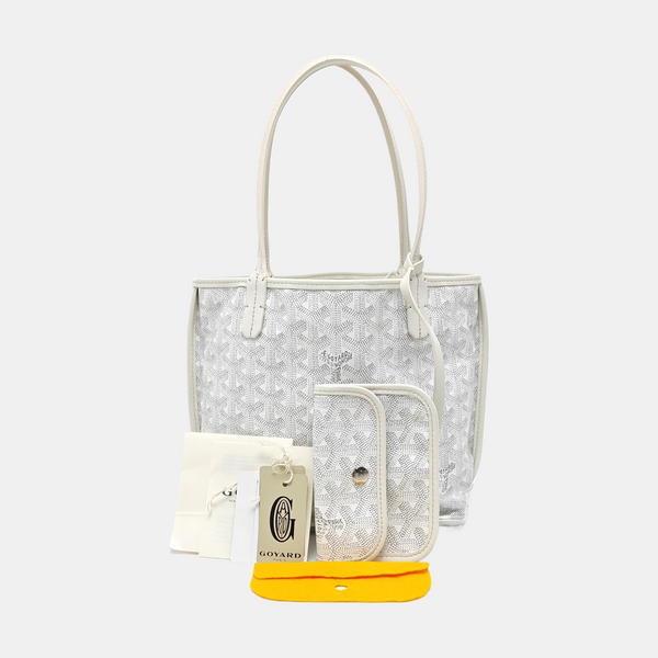 Anjou Mini Coated Canvas White