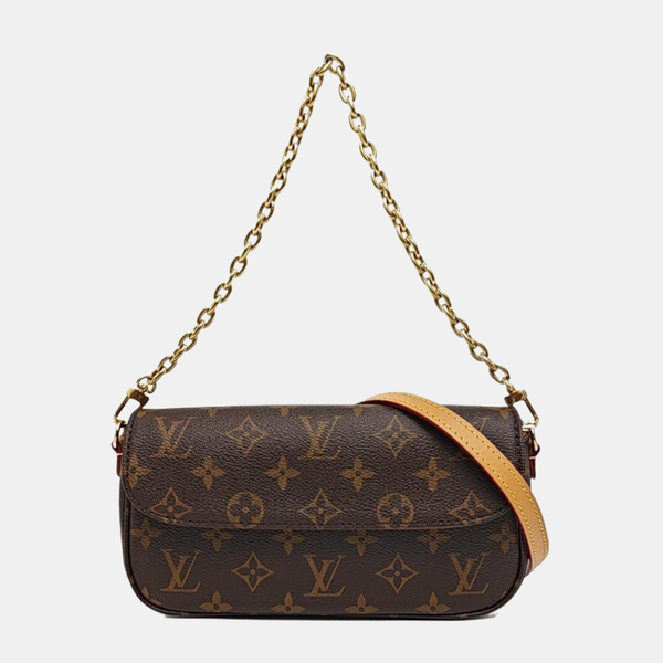 IVY Monogram Coated Canvas Brown