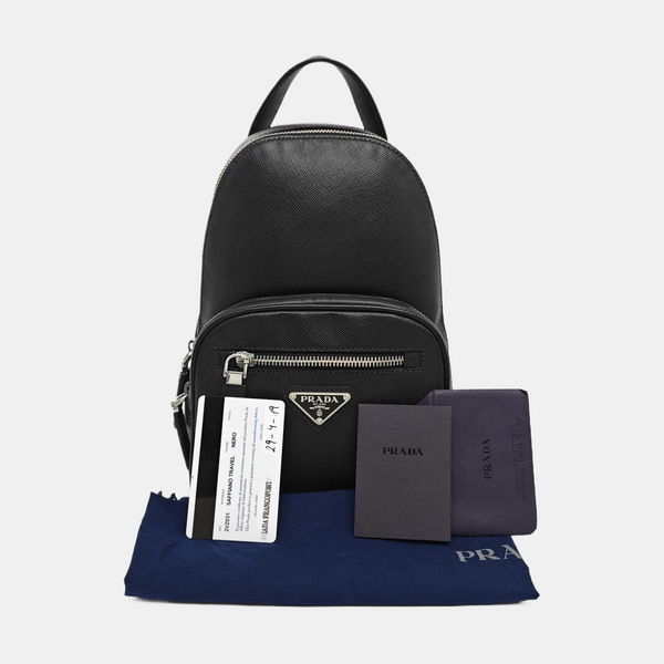 Calfskin Shoulder Bag Black