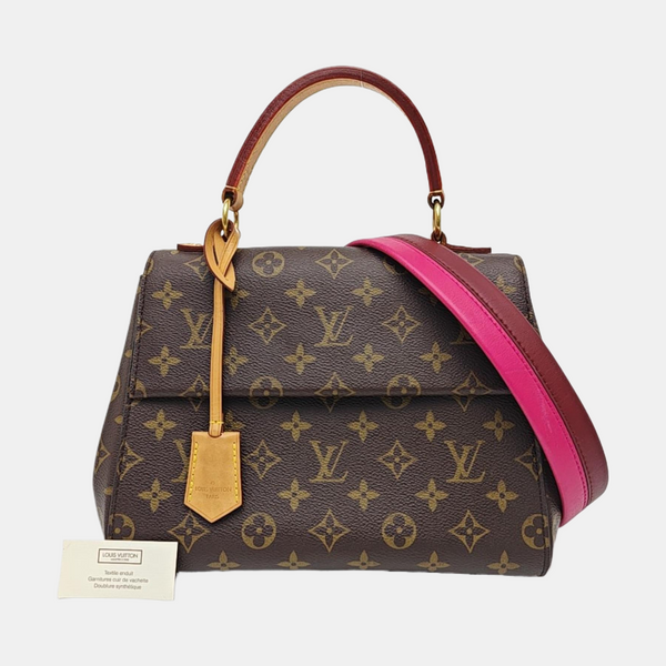 CLUNY PM Monogram Coated Canvas Brown