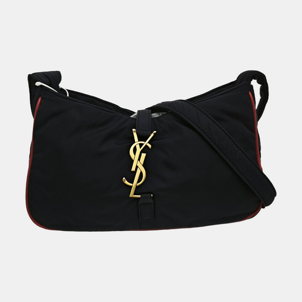 Authenticated pre-owned  LE 5 À 7 Fabric Blue - Shoulder Bag at Looply