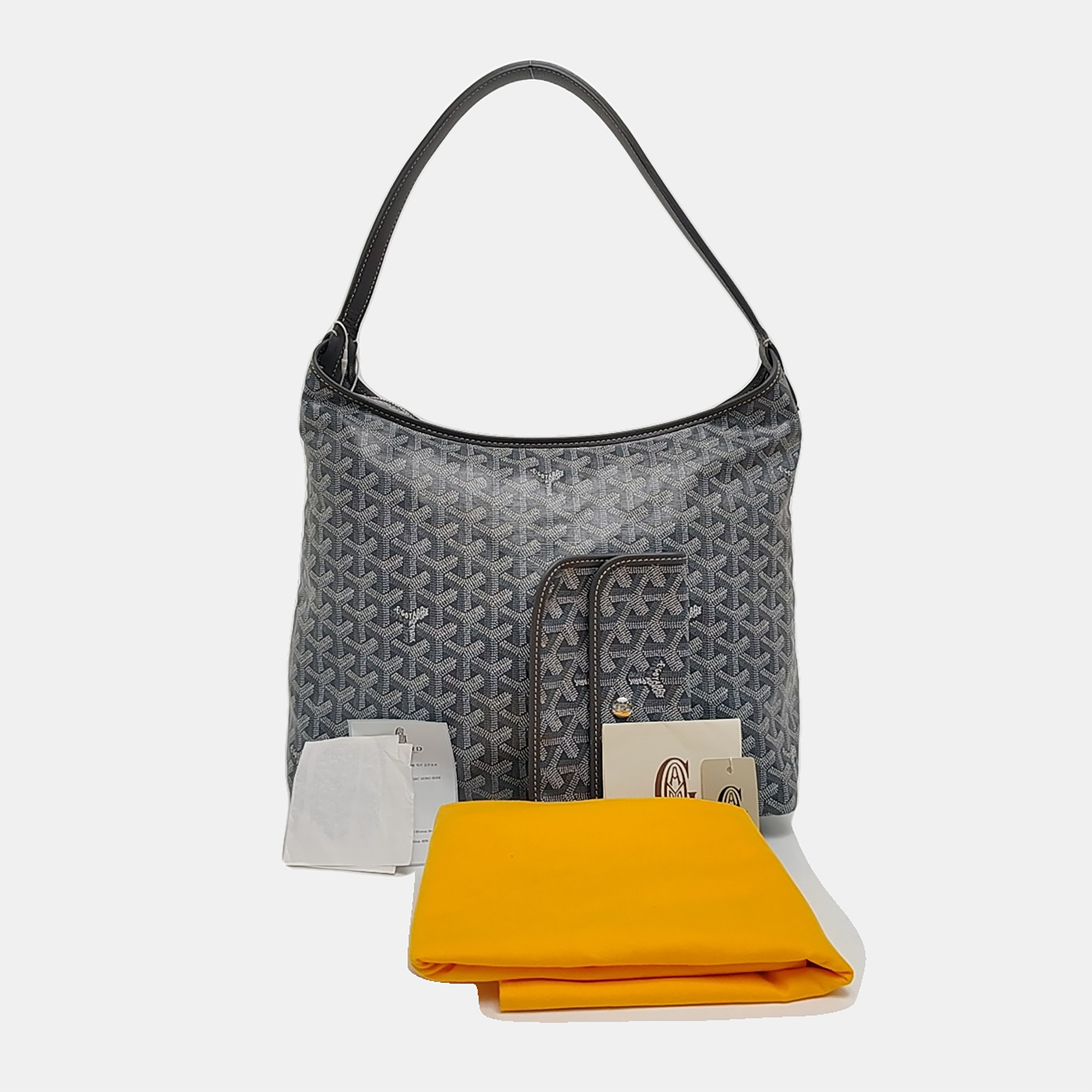 Hobo Coated Canvas Gray