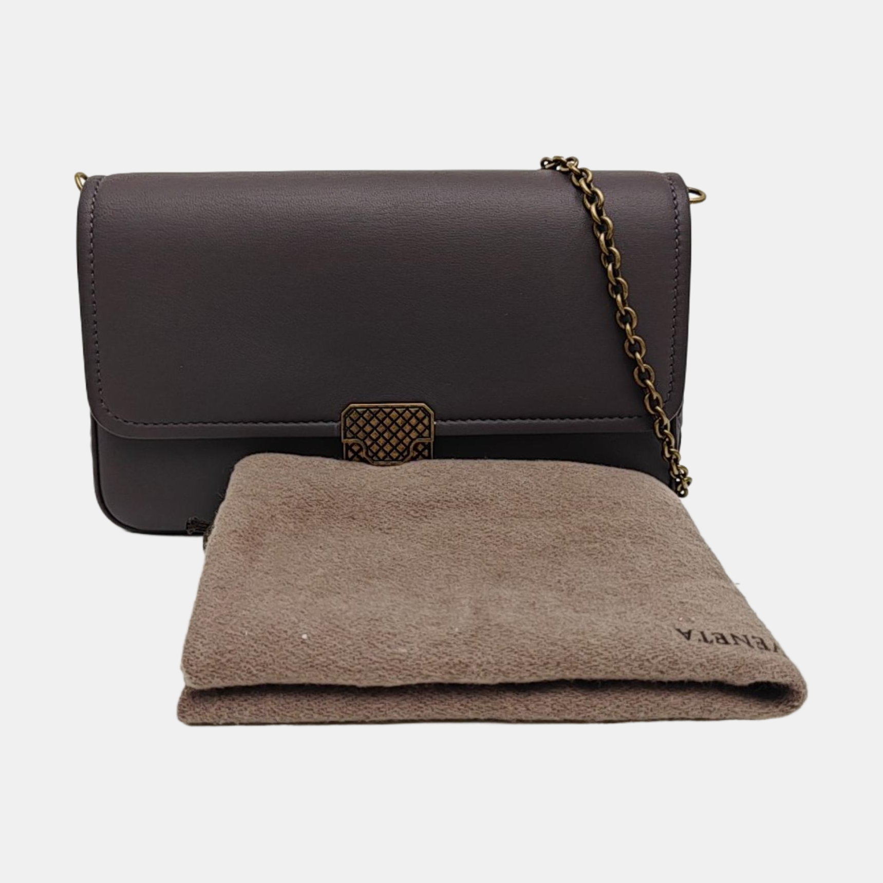 Lambskin Shoulder Bag Purple