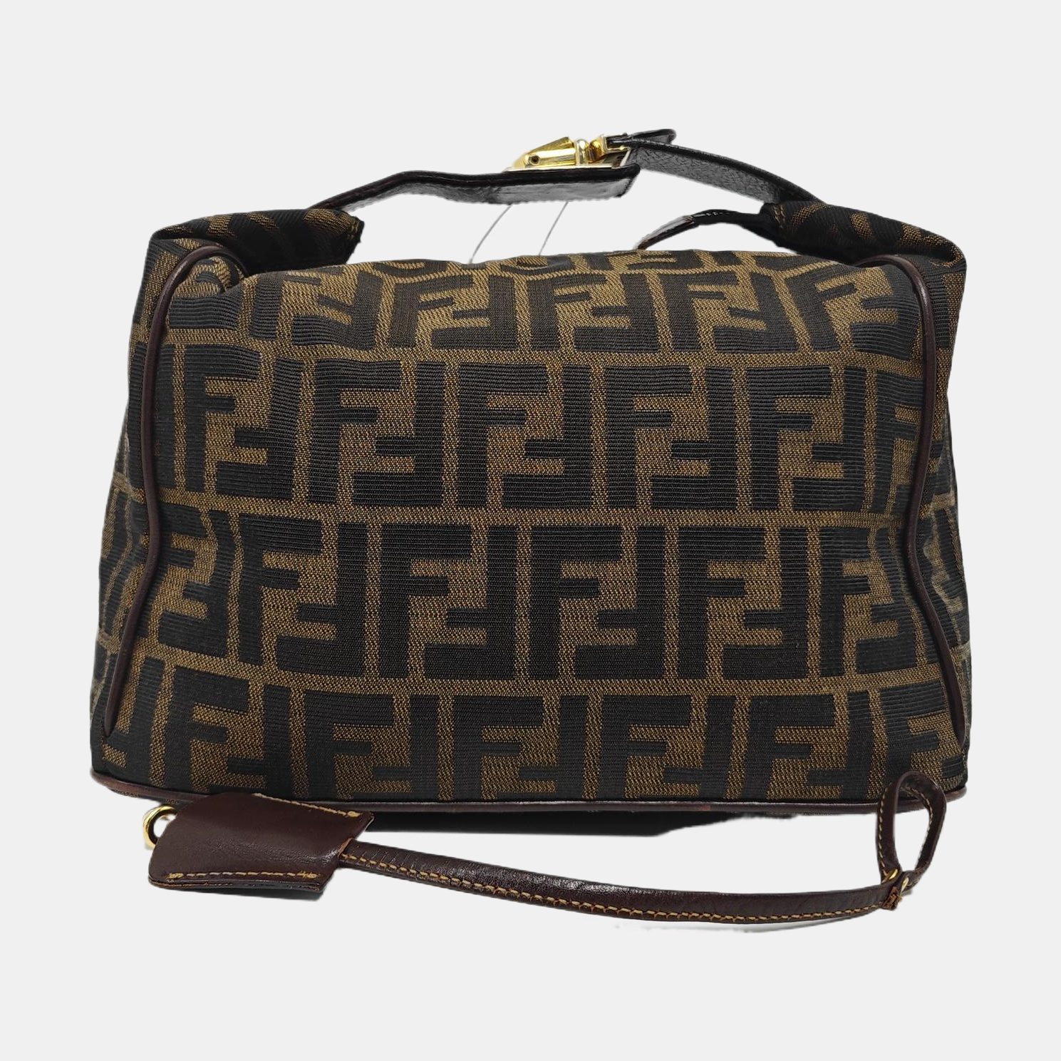 Canvas Top Handle Bag Brown