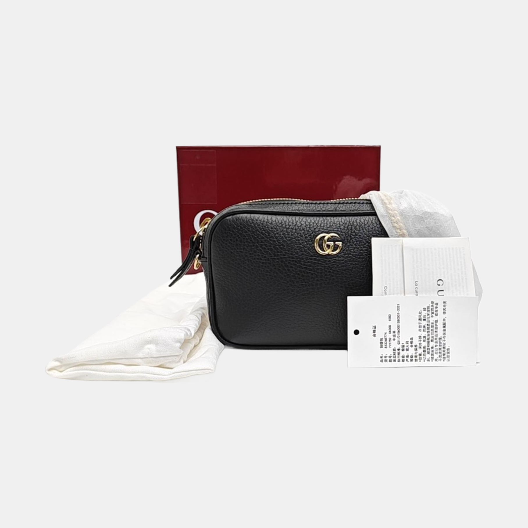 GG Marmont Mini Calfskin Black